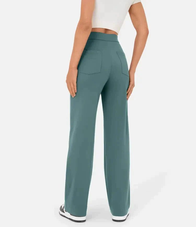 Alba® | Højtaljede bukser med elastik - Modefika